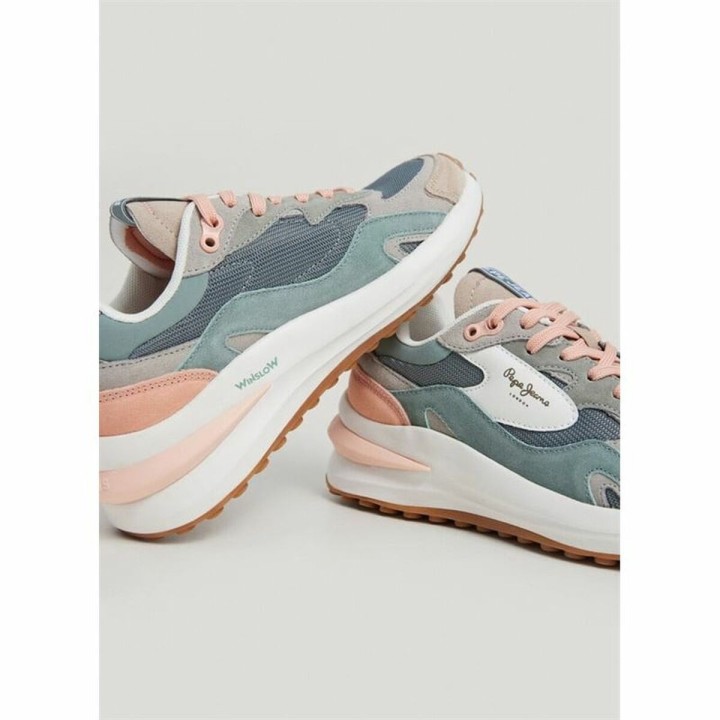 Kvinde Casual Sneakers Pepe Jeans Winslow Urban Beige