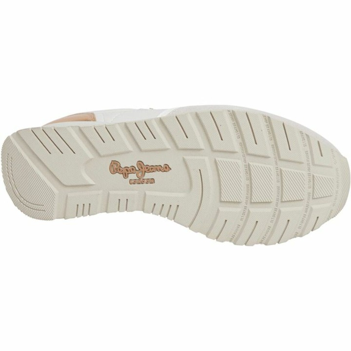 Kvinde Casual Sneakers Pepe Jeans Brit Sun Hvid