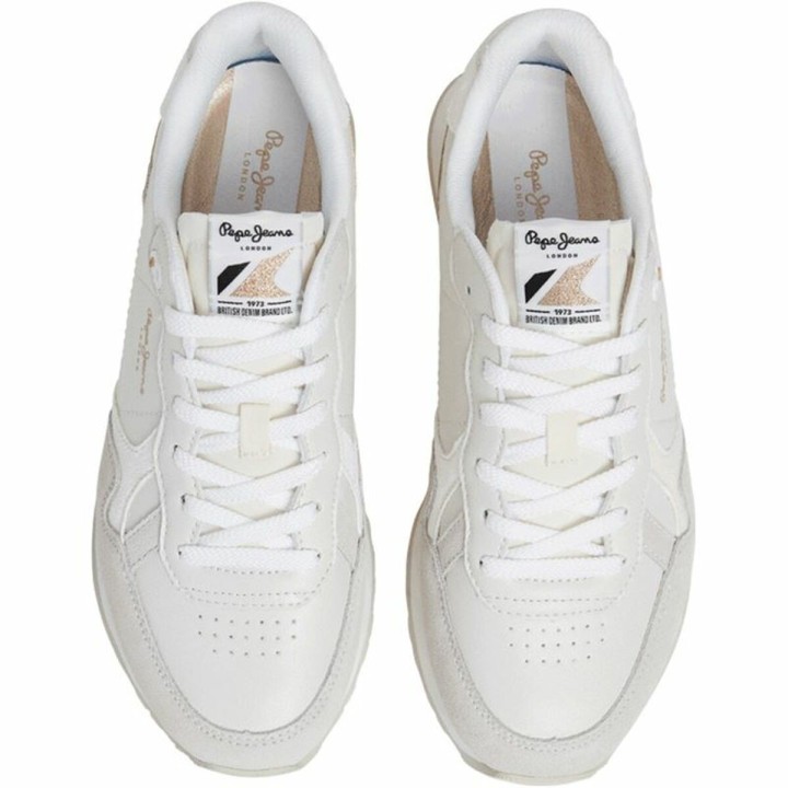Casual Damenturnschuh Pepe Jeans Brit Sun Weiß