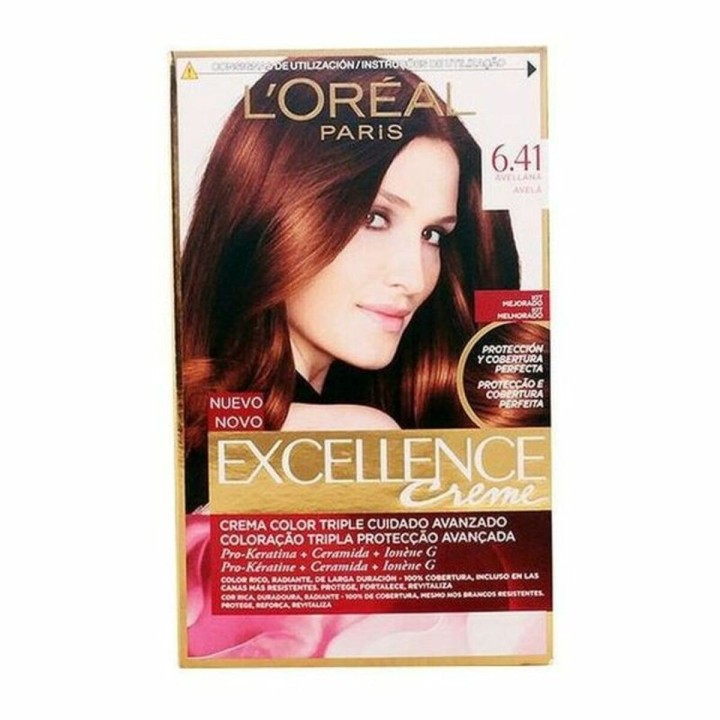 Dauerfärbung Excellence L'Oreal Make Up Excellence Nº 9.0-rubio muy claro Nº 8.0-rubio claro 192 ml