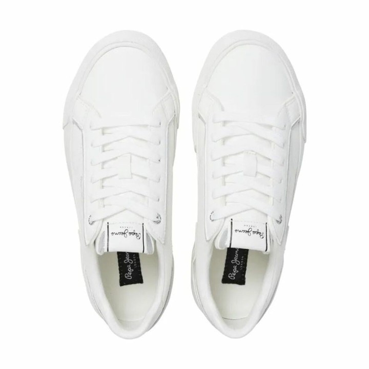 Kvinde Casual Sneakers Pepe Jeans Allen Twin Hvid