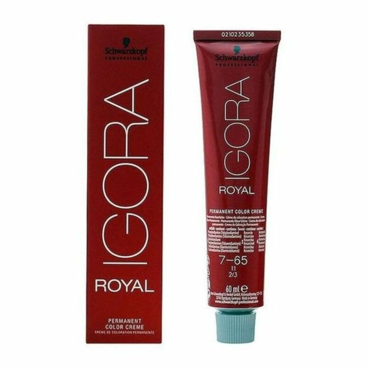 Permanent Farve Igora Royal Schwarzkopf Igora Royal 7-65 Nº 7-65 Nº 9.0-rubio muy claro Nº 8.0-rubio claro 60 ml