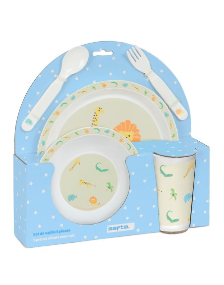 Kindergeschirr-Set Safta Dschungel (5 Stücke)