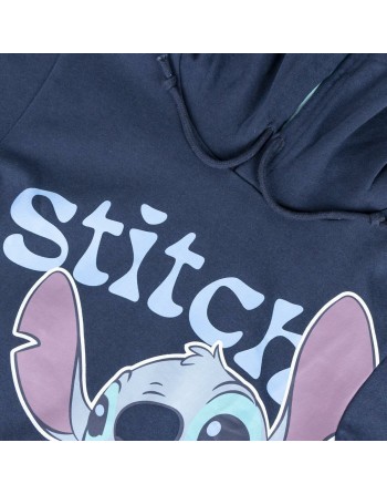 Jungen Sweater mit Kapuze Stitch Dunkelblau