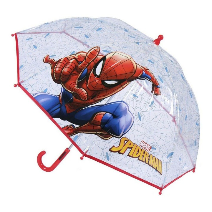 Ombrelli Spider-Man Azzurro 100 % POE (Ø 71 cm)