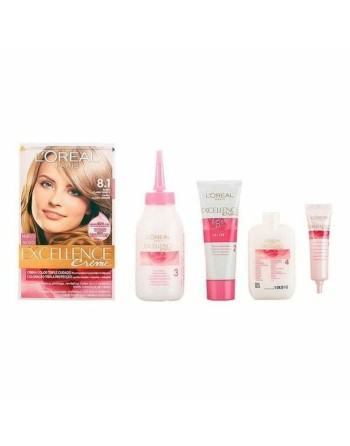 Dauerfärbung Excellence L'Oreal Make Up Excellence Helles Aschblond Nº 9.0-rubio muy claro Nº 8.0-rubio claro 192 ml