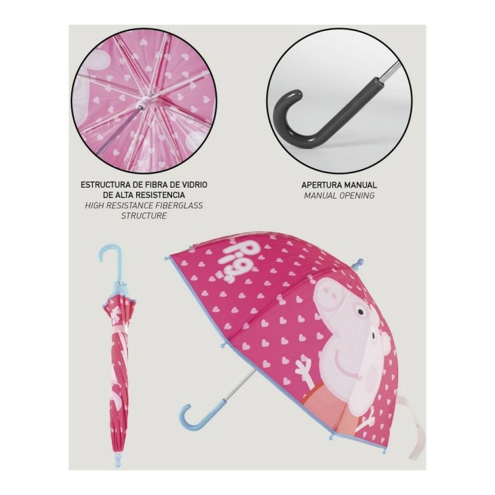 Parapluie Peppa Pig Rose (Ø 71 cm)