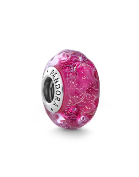 Perlina Donna Pandora WAVY STERLING SILVER CHARM WITH IRIDESCENT AND PIN
