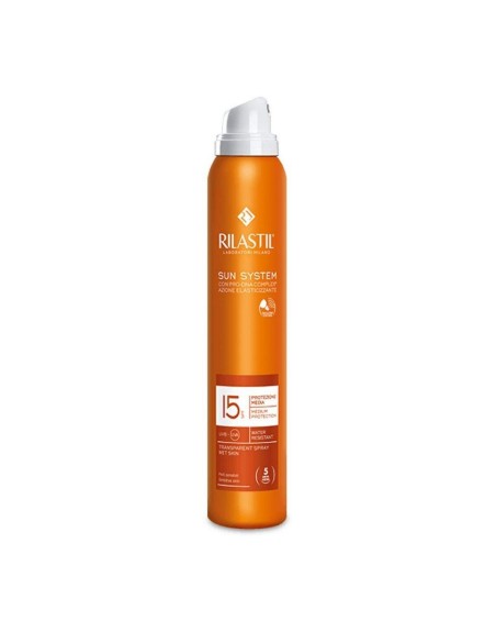 Crème Solaire pour le Corps en Spray Rilastil Sun System Transparent Spf 50+ (200 ml)