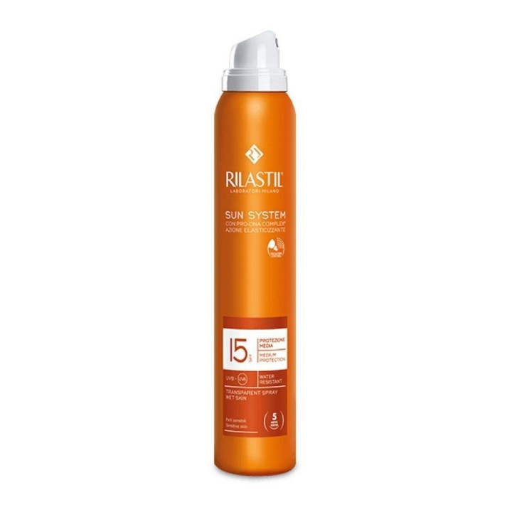Protector Solar Corporal en Spray Rilastil Sun System Transparente Spf 50+ (200 ml)