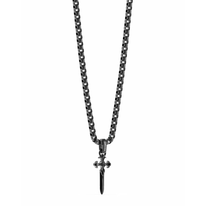 Herrenhalsband Guess JUMN04024JWBKT-U Kreuz