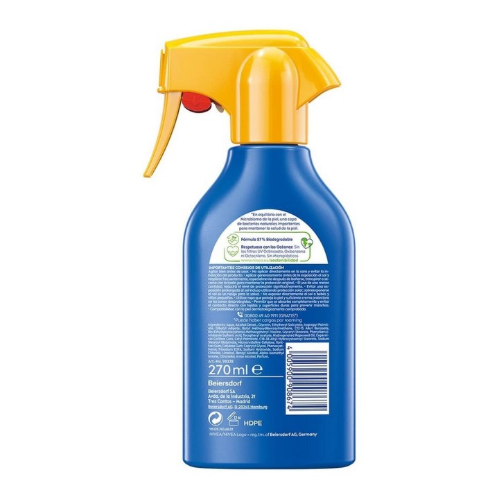 Solcreme spray Nivea Sun Bronzer Spf 20 (270 ml)
