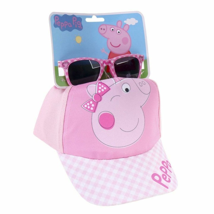 Sæt Peppa Pig Solbriller Kasket (53 cm)