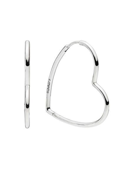 Orecchini Donna Pandora ASYMMETRICAL HEART HOOP EARRINGS