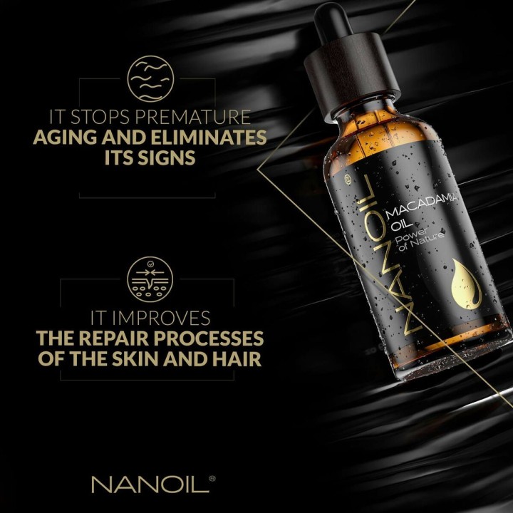 Kropsolie Nanoil Power Of Nature Macadamianøddeolie (50 ml)