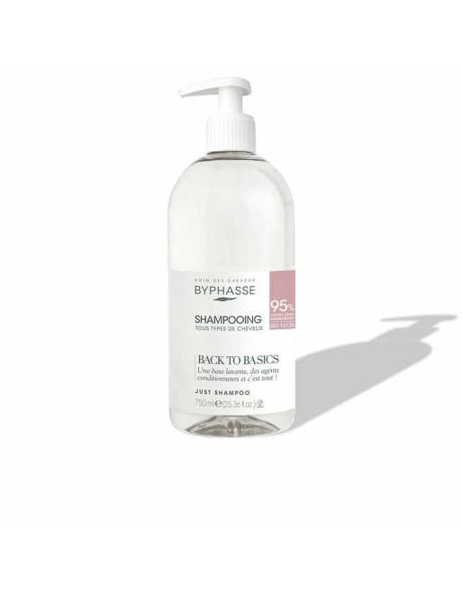 Daglig brug shampoo Byphasse Back to Basics Hårtyper (750 ml)