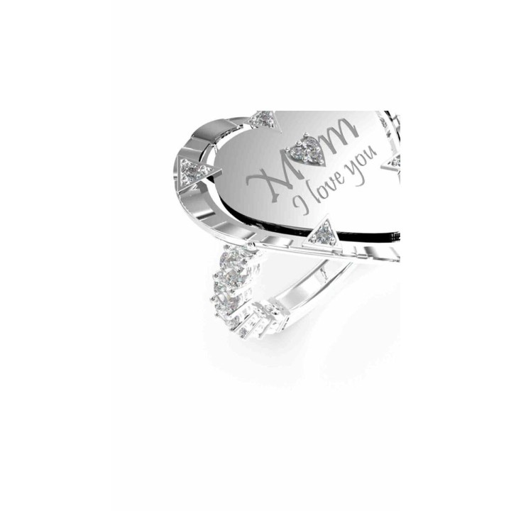 Ring til kvinder Guess JUBR04050JWRH52