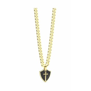 Collana Uomo Guess JUMN04019JWYGBKT-U Croce