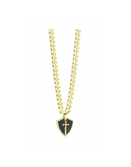 Men's Necklace Guess JUMN04019JWYGBKT-U Cross