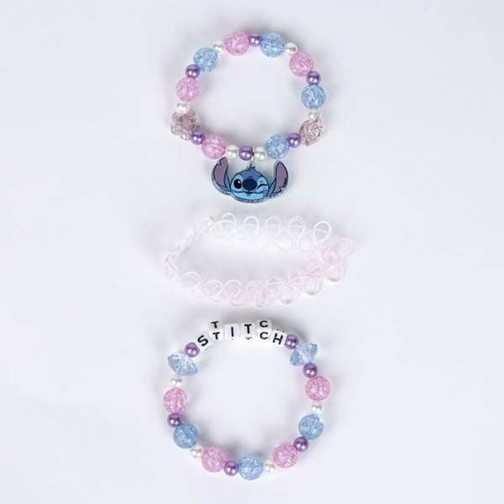 Bracciale Bambina Stitch Multicolore 3 Pezzi