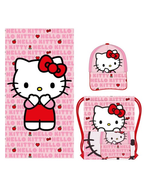 Serviette de toilette Hello Kitty Rose