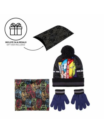 Hat, Gloves and Neck Warmer The Avengers Grey