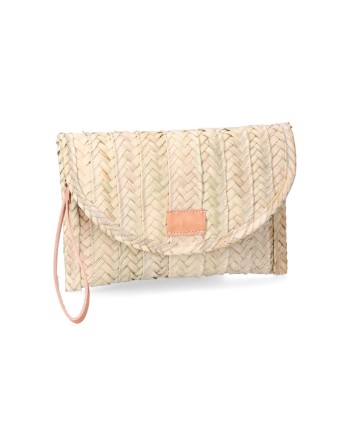 Cartera Mujer EDM Valle-1 Hoja de palma Con Tapa