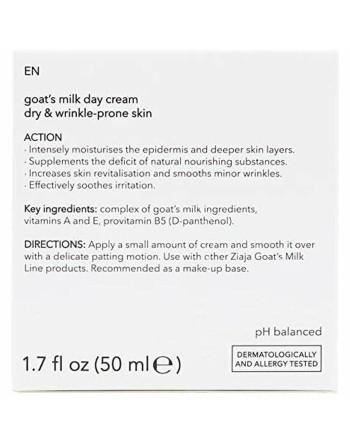 Crème de jour Ziaja Leche De Cabra 50 ml Lait de chèvre