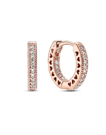 Øreringe til kvinder Pandora 280585CZ Rustfrit stål Sterling sølv 925