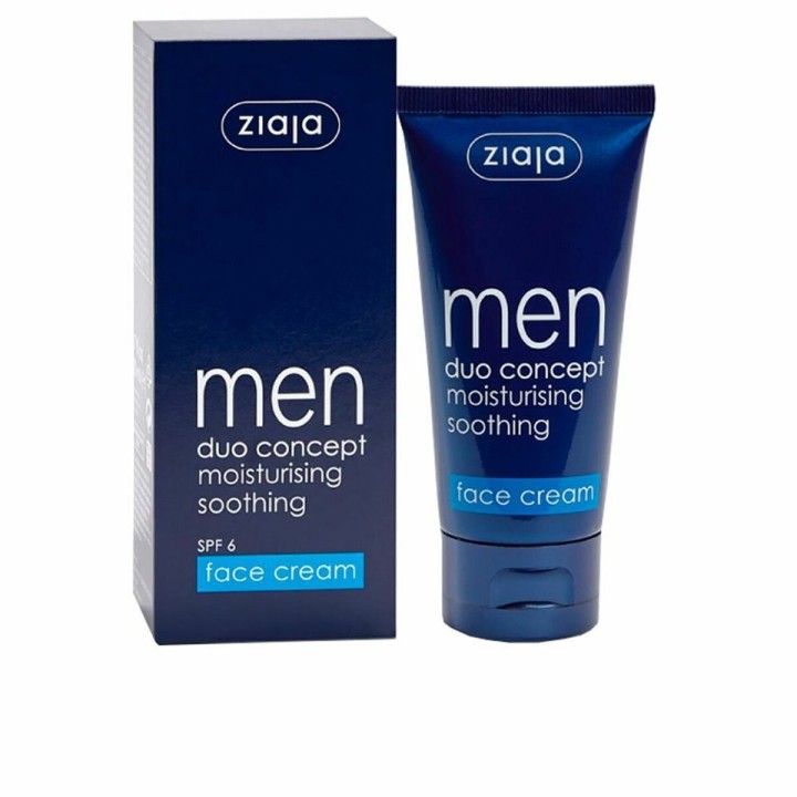 Fugtgivende ansigtscreme Ziaja Men Spf 6 (50 ml)