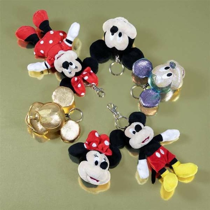 Nøglering med krammedyr Mickey Mouse