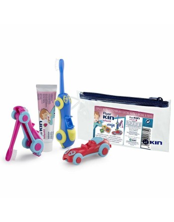 Ensemble Soin Buccal pour Enfant Kin Fluorkin Voiture (3 Pièces)