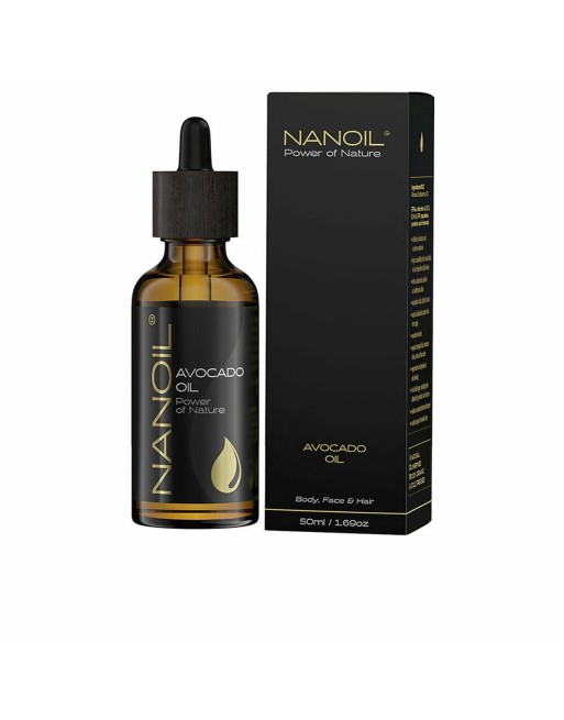 Huile visage Nanoil Power Of Nature Huile d'avocat 50 ml