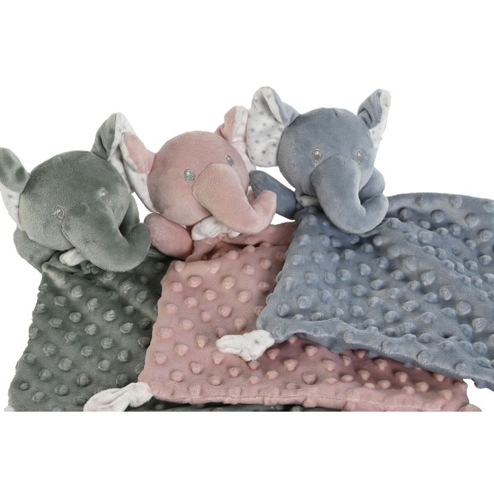 Gavesæt til baby Home ESPRIT Blå Grøn Pink Polyester (3 enheder)