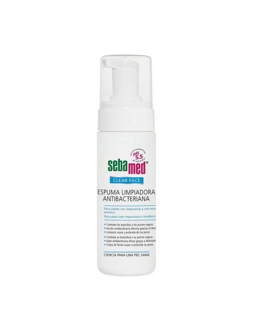 Mousse nettoyante Sebamed Clear Face Antibactérien 150 ml