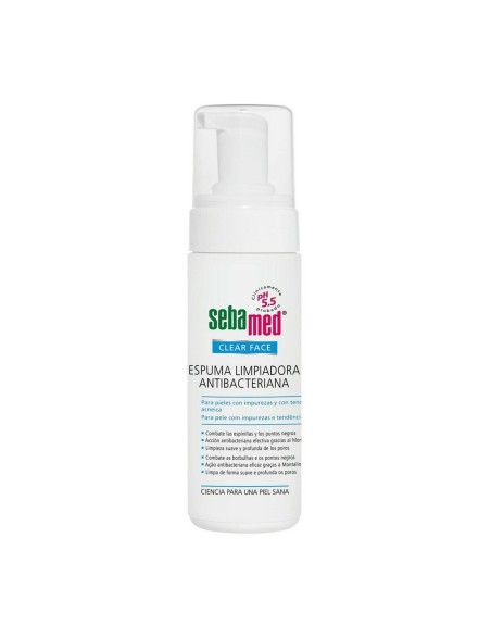 Mousse nettoyante Sebamed Clear Face Antibactérien 150 ml