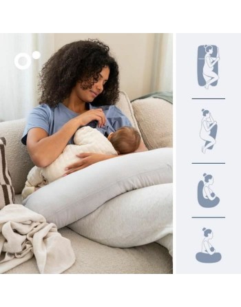 Breastfeeding Cushion Doomoo Grey XXL (2 Units)