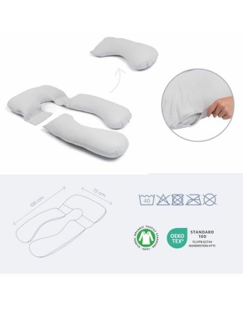 Cuscino per l'Allattamento Doomoo Grigio XXL (2 Unità)