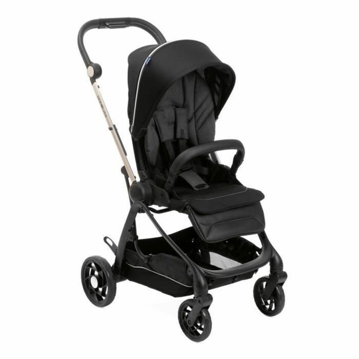 Klapvogn til baby Chicco Sort