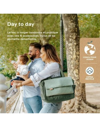 Borsa Fasciatoio per Pannolini Babymoov Abstract Verde