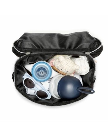Mochila Accesorios Bebé Béaba Biarritz Negro