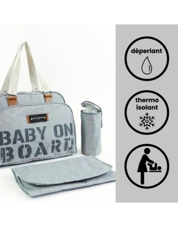 Espejo Retrovisor de Bebé para Asiento Trasero Baby on Board Urban Street Parasol Set