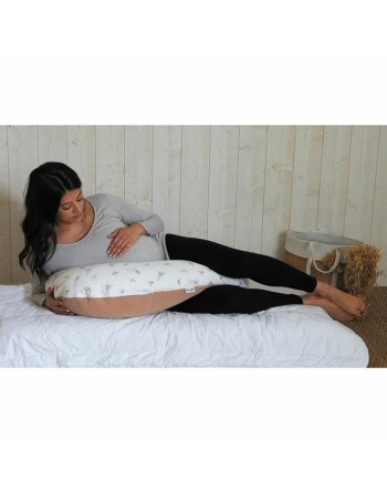 Cuscino per l'Allattamento Tineo Bianco/Rosa