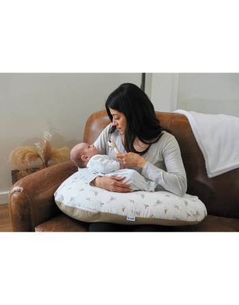 Coussin d'Allaitement Tineo Blanc/Rose