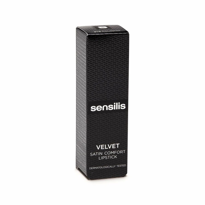 Fugtgivende Læbestift Sensilis Velvet 214-Pourpre Satin finish (3,5 ml)