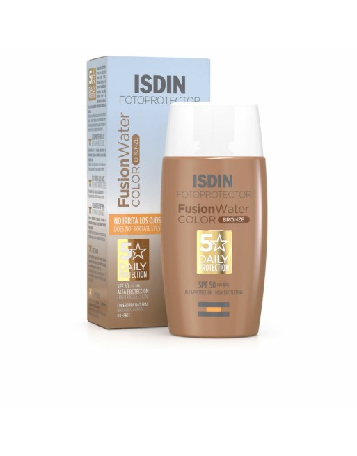 Solbeskyttelse med farve Isdin Fotoprotector Bronze Spf 50 50 ml