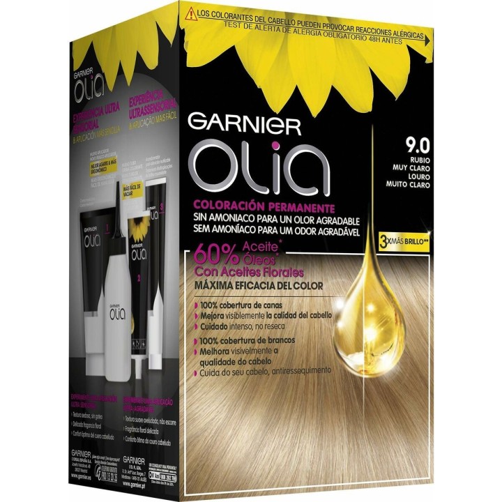 Farve uden Ammoniak Olia Garnier 3600541235229 Meget Lys Blond