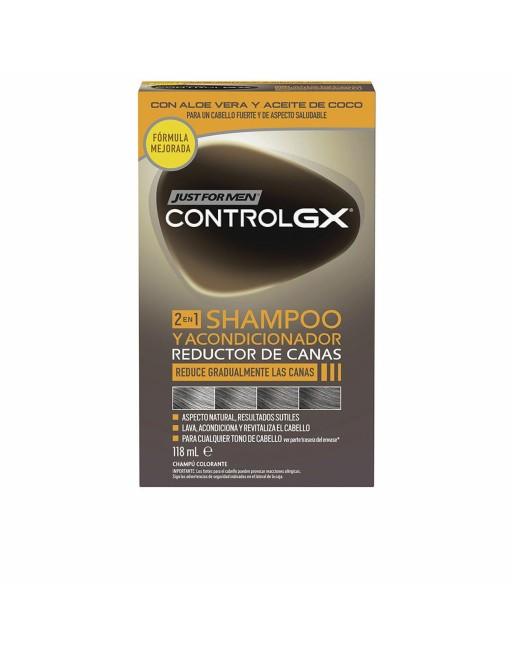 Shampoo + Hårbalsam Just For Men Control Gx 118 ml