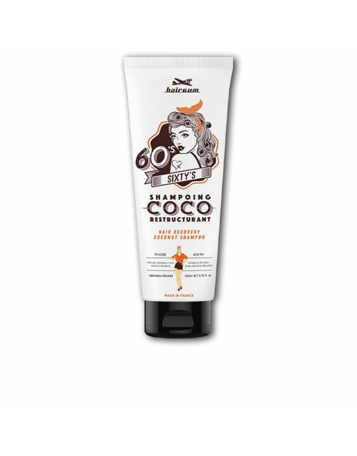 Umstrukturierendes Shampoo Hairgum Sixty's Coco (200 ml)