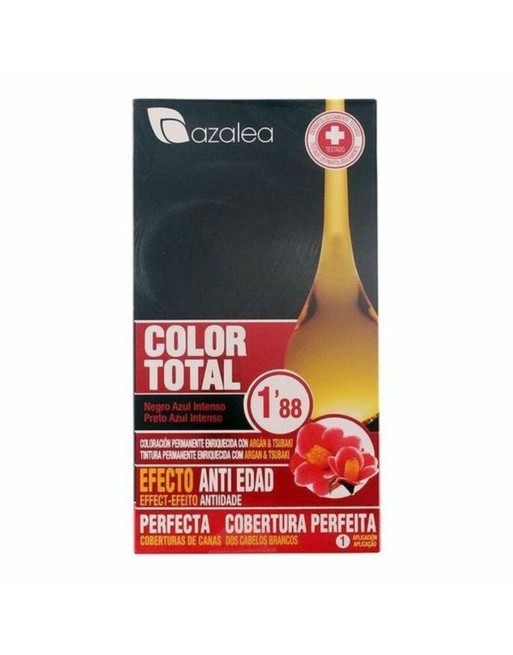 Antiaging Dauerfärbung Azalea Color Total Intensives Blau-Schwarz (1 Stück)